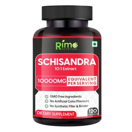 Rimo Nutrition Schisandra Supplement - Standardized to Schisandrins, Pure Schisandra Chinensis Fruit Extract, 120 Capsules