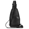 newsbirds Small Leather Chest Bag Crossbody for Men Women One