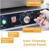 Hehinton® 9-Hole Pancake Maker, Φ76mm Dorayaki Pancake Machine, Temp Control