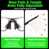 Tallew 1 Set Lensless Protective Glasses with Case Sport Goggles