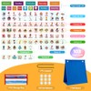 PITCOTT Visual Schedule for Kids Chore Chart，103 Daily Schedule Board