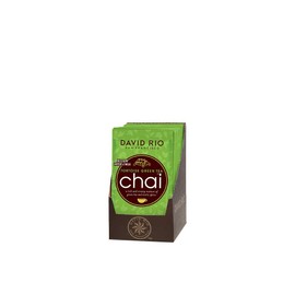 David Rio Tortoise Green Tea Chai Tea, Display with 12 Cup Servings 336 g (12 x 28 g)