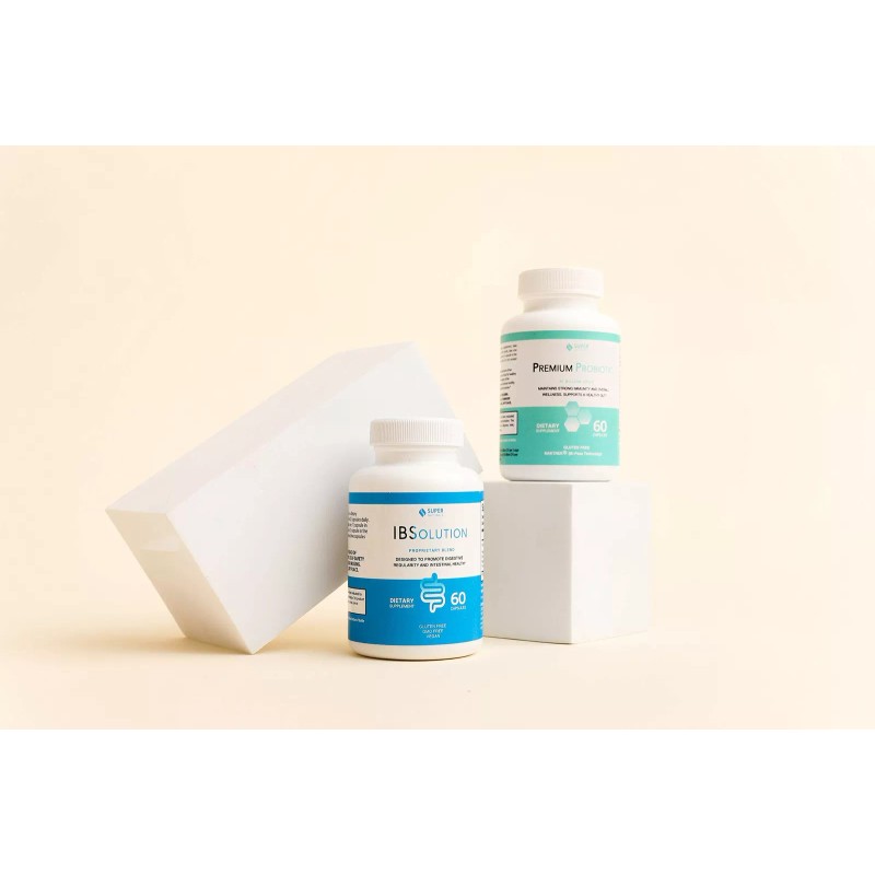 Super Naturals IBSolution Gut Health and Premium Probiotics Bundle