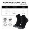 Iseasoo Copper Compression Socks for Men & Women Circulation-Ankle Plantar