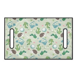 Suobstales Golf Cactus Pattern Golf Cart Accessories Golf Cart Seat Cover Hedgehog Mushroom Lightweight Cart Seat Cushion Cover Universal Fit Cart Accessories Easy to Install