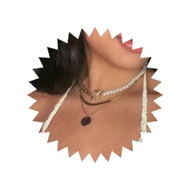 Aneneiceera Vintage Layered Coin Necklace Pearl Choker Necklace Gold Beaded Circle T Bar Necklace Bohemia Round Disc Necklace Vintage Snake Chain Necklace Jewelry Gifts for Women