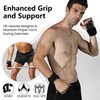 Weight Lifting Hooks (Pair), Heavy Duty Power Wrist Straps Hand