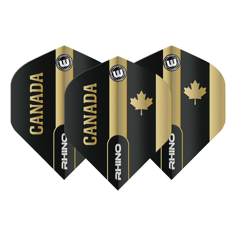 WINMAU Rhino Country Flag Design Dart Flights - 10 sets