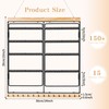 Hanging Jewelry Organizer 4-Tier Wall Earring Holder for Necklaces, Rings