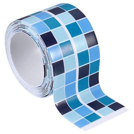 PATIKIL Caulk Tape 1.5" x 5 Ft, Self Adhesive Sealing Tape Waterproof Toilet Tub Caulk Sealant Strip Sealing Trim for Kitchen Bathroom Toilet Bathtub Sink Countertop, Dark Blue