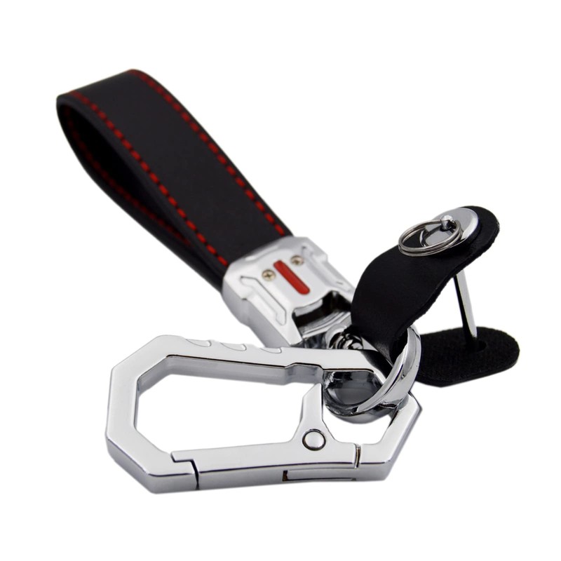 Genuine Leather Flip Key Fob Cover Case Protector for Jeep