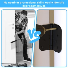 Door Hinge Shims, Filling Gaps in Interior Doors Adjusting The Spacing to Align Them, Used to Solve Problems Such As Door Air Leakage, Can Be Trimmed,4 Inch (20, 4 Inch Hinge shims)