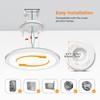 BLNAN LED Flush Mount Ceiling Light, 9 Inch 18W 3000K/4000K/5000K