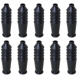 Heyous 10PCS Mountain Bike Accessory Black Rubber V-Brake Cable Protector, Dust Cover, Brake Cable Cap, Suitable for Brake and Derailleur Internal Cable