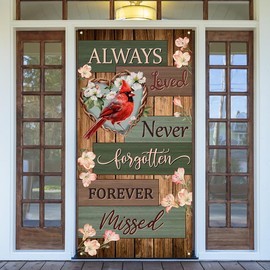 Memorial Day Door Cover 4th of July Banner Thank You Veterans Patriotic Decor Memorial Day Decorations and Supplies for Home Party