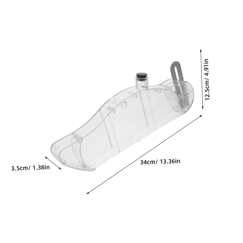 TEHAUX Table Saw Dust Hood Transparent Protective Shield for Woodworking
