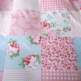 BQC Duvet Cover Set Microfiber Ultra Soft Easy Care Machine Washable Anti Allergic 2 Pcs Quilt Cover Bedding Set with 1 Pillow Case (Floral Pink, Single)