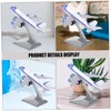 PERSELOSO 5個 飛行機モデル用ディスプレイスタンド 安定した製ブラケット 工具不要で簡単立 家 オフィス向け卓上収納ラック 模型展示に