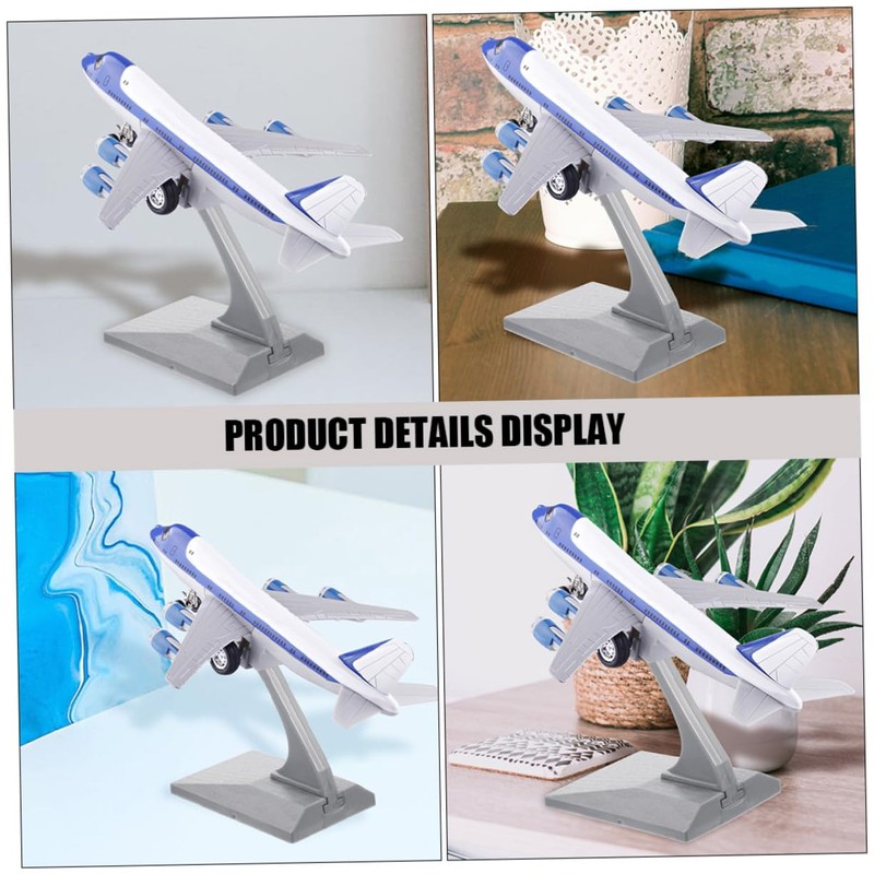 PERSELOSO 5個 飛行機モデル用ディスプレイスタンド 安定した製ブラケット 工具不要で簡単立 家 オフィス向け卓上収納ラック 模型展示に