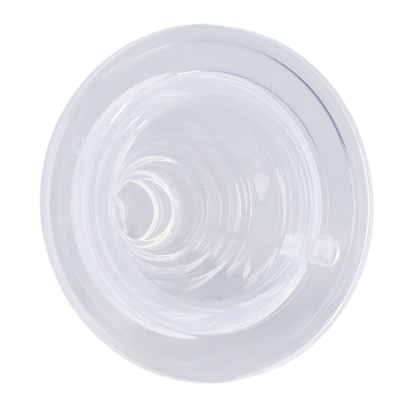 4pcs Infant Bottle Nipples Bust Feeling Replacement Silicone Nipple Round