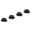monofive MF-LIGHT2-A4B Lightning Connector Female Dustproof Protective Cover (Aluminum) Black