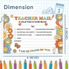 LOVEDMORE Groovy Teacher Mail Incentives Cards for Elementary Students, Classroom