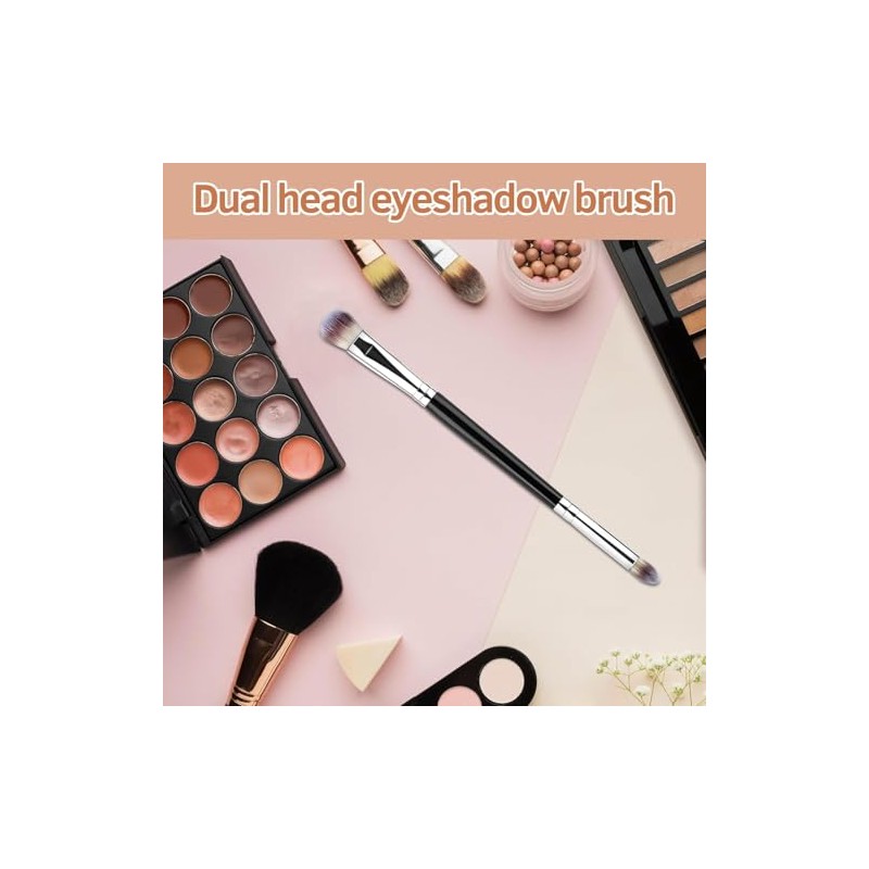 MUIIGOOD Juego De 3 Brochas Para Sombras De Ojos, Ideales