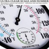 Indoor Outdoor Thermometer Large Wall Thermometer-Hygrometer Does not Require Battery