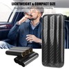 Carbon Fiber Cigar Case Humidors 3 Tubes Cigar Holder Storage