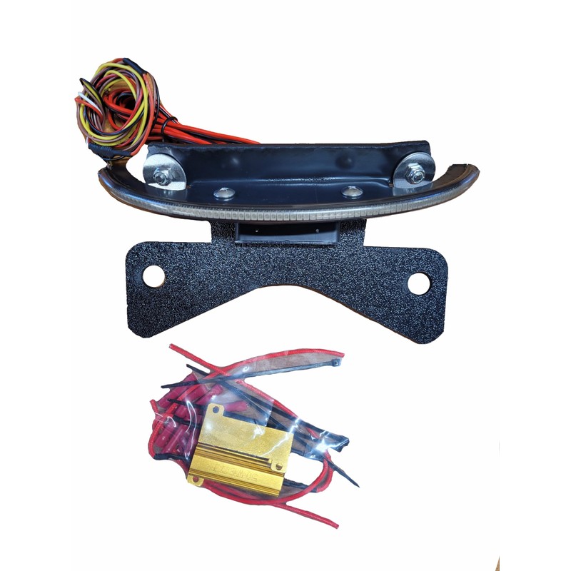 Bikelitez fits the 2002-2005 Harley V-Rod Fender eliminator SMOKED