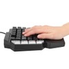 Single Hand Mechanical Gaming Keyboard with LED Light USB 38