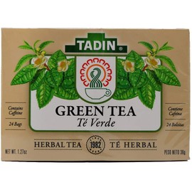 Tadin, Tea Green, 24-Bag (6 Pack)