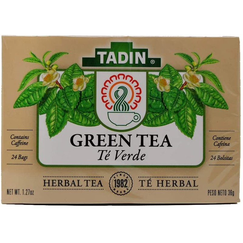 Tadin, Tea Green, 24-Bag (6 Pack)