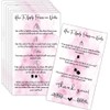 Press-On Nail Application Instructions Cards, Aftercare Instructions Cards, 50 Pack