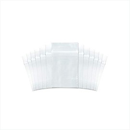 SNL Quality Zipper Lock Reclosable Clear Disposable Plastic Bags, Strong | 3" X 4" - 2 MIL - 100 Bags