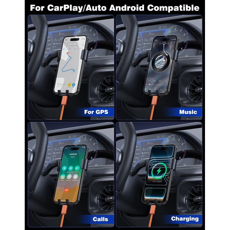 iMangoo 3ft USB A to USB C Braided Car Play