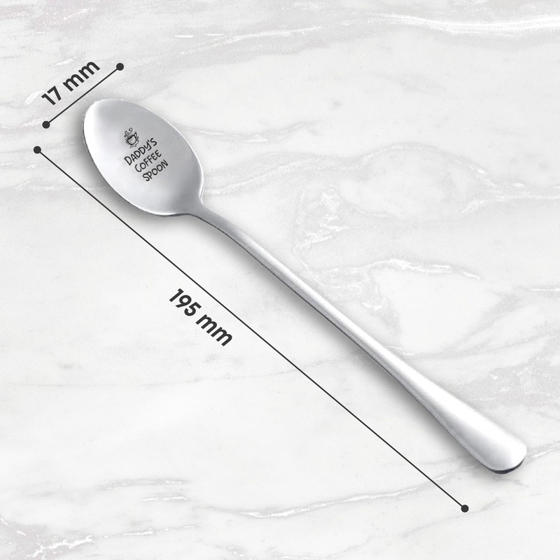Fathers Day Gift for Dad Thoughtful Coffee Spoon 'Daddy's Coffee'