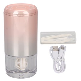 Automatic Contacts Cleaner USB Charging Tear Proteins Removal Portable Contact Lens Cleaner for Daily Care Gradient Pink