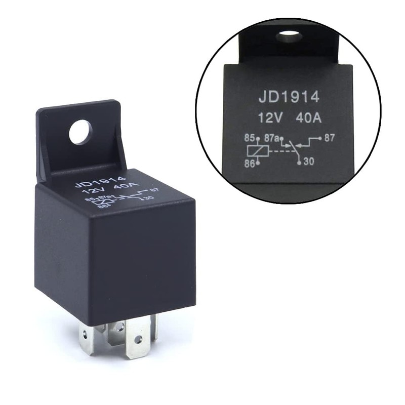 JUTOSU 5 Pole Relay, In-Car Relay, SPDT Relay Socket with