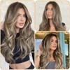 Straight Highlight Lace Front Wigs Human Hair 180% Density 13X6