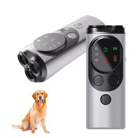 Anti Barking Device For Dogs, Ultrasonic Dog Barking Device with Display & High-Lumen Flashlight,50FT Range,Alternative to Bark Collar