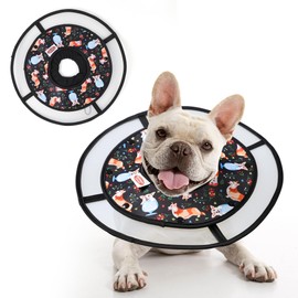 Poochies Sprouts Dog Collars for X-Large Dogs, Soft Cone for Dogs to Stop Licking, Calming Collar for Dog That Won't Block Your Pet's View, X-Large