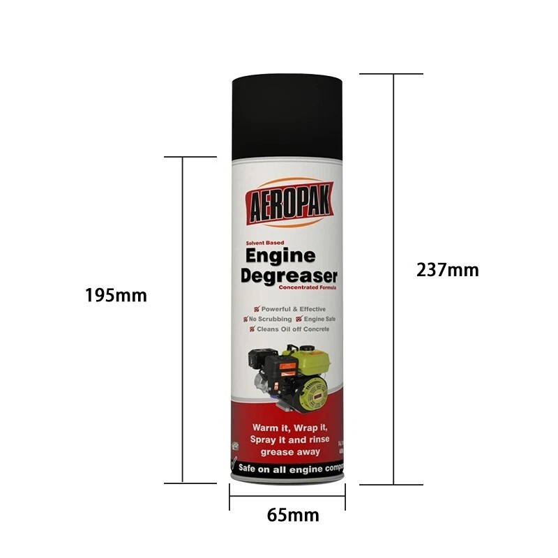 Aeropak Engine Degreaser is a concentrated solvent based degreaser 17oz