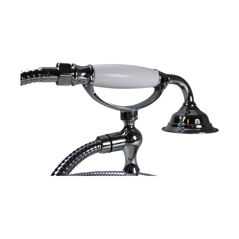 Renovator's Supply Handheld Telephone Shower Head Set With 58in Flex