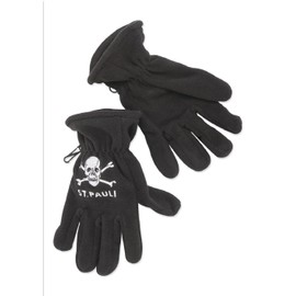 FC St. Pauli Fleece Gloves (Black, L-XL), black