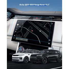 LANTU Range Rover Screen Protector for 2023 2024 2025 2026 Land Rover Range Rover Accessories Navigation Touchscreen Protector Film Tempered Glass HD Clear Anti-Glare 13.1''
