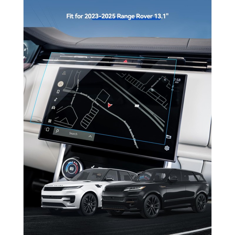 LANTU Range Rover Screen Protector for 2023 2024 2025 2026