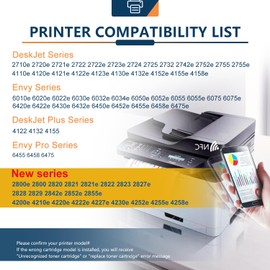 67XL Ink Cartridges for HP 67 XL Black Color Combo 3-Pack Replacement for HP67 HP67XL for Printer 2700 2700e 4100 6400 4155e 2755e 6000 2752e 4100e 6458 6455e 4152 6055e 6052e 4152e 2742e 6400e 6400