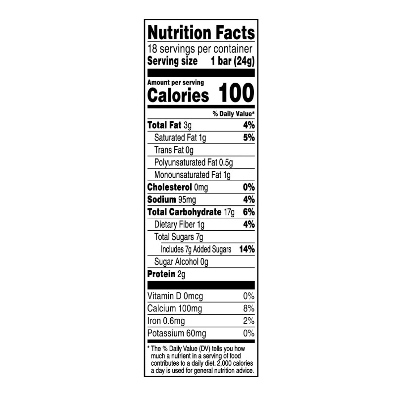 Quaker Chewy Granola Bar, Peanut Butter Chocolate Chip Flavor, 18