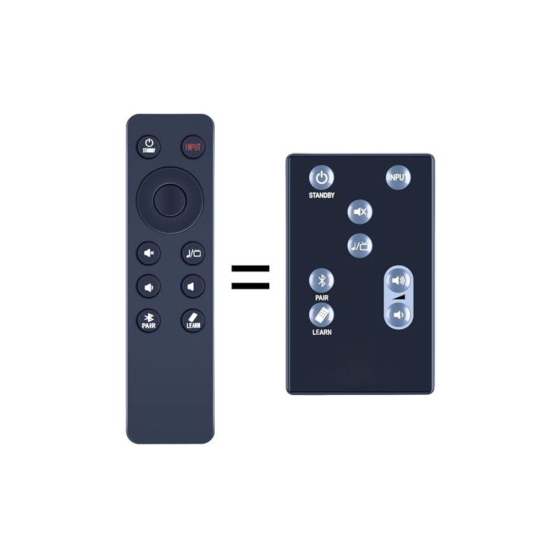 ZWP Replacement Remote Control fit for Boston Acoustics SoundWare XS